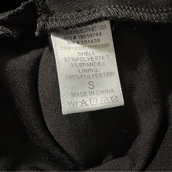 Forever 21 women's size small black strapless body suit - Picture 4 of 4